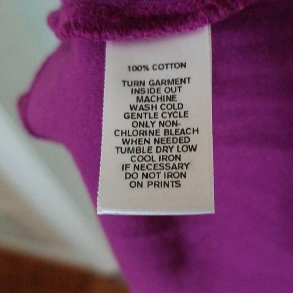 Ann Taylor Purple LS Corsage Top - Picture 7 of 7